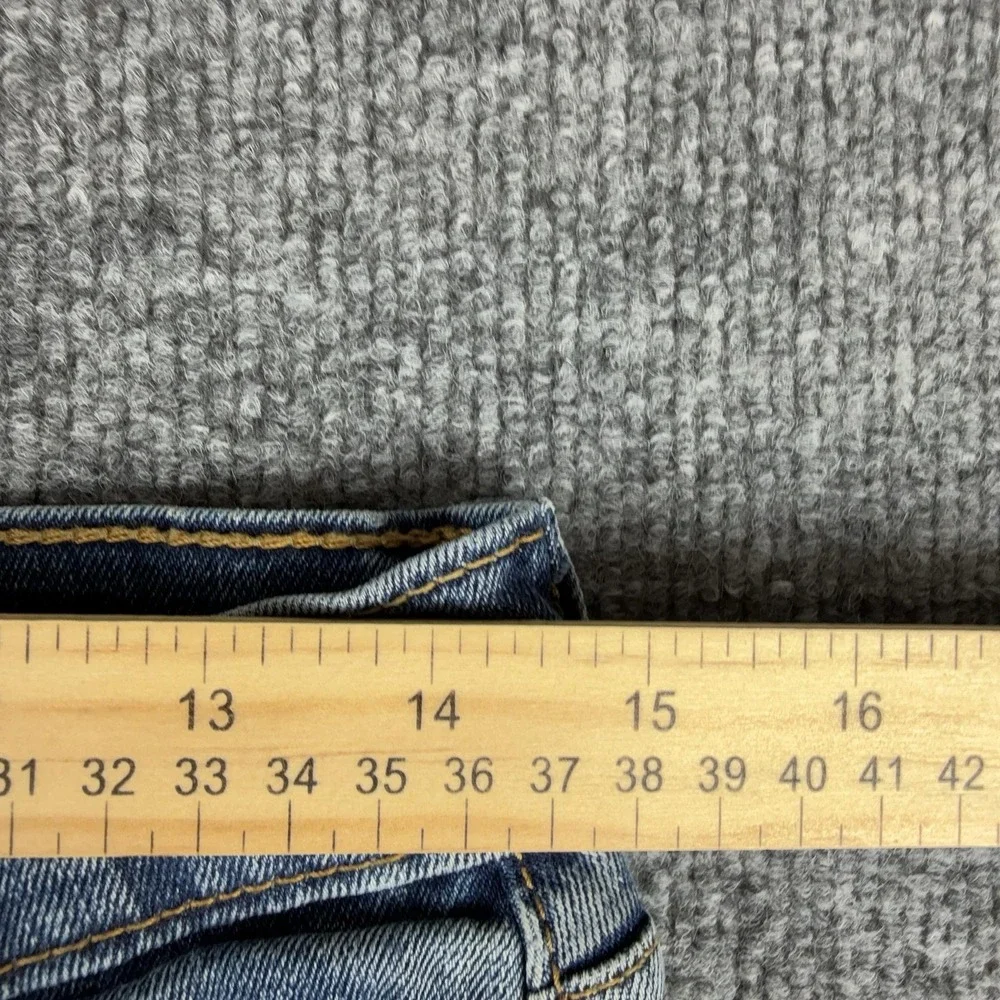 Levis 502 Jeans Mens 29x32 Blue Regular Fit Tapered Leg Medium Wash Denim
